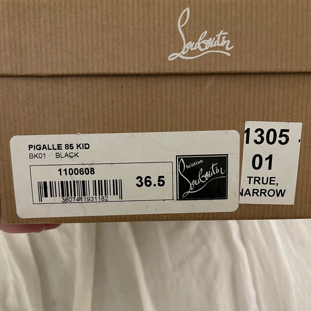 Christian Louboutin Black Pagalle 36.5 - Picture 8 of 11